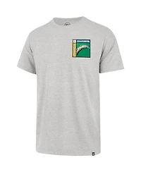 47 Brand Men's Gray Los Angeles Chargers Chrome Plate Franklin T-Shirt