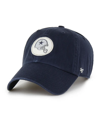'47 Brand Men's Navy Dallas Cowboys Helmet Clean-Up Adjustable Hat
