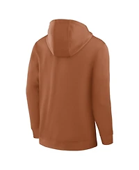 Nike Men's Texas Orange Longhorns Coaches Premium Dri-fit Quarter-Zip Hoodie