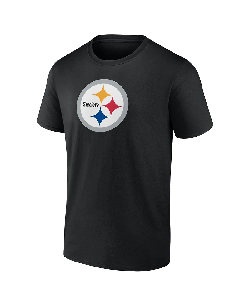 Logo Athletic Men's Black Pittsburgh Steelers Primary T-Shirt