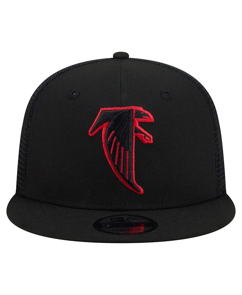 New Era Men's Atlanta Falcons Core Team 9FIFTY Trucker Snapback Hat