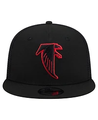 New Era Men's Atlanta Falcons Core Team 9FIFTY Trucker Snapback Hat