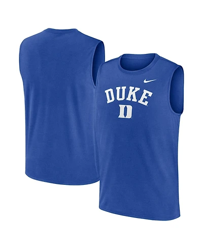 Nike Men's Royal Duke Blue Devils Primetime Legend Arch Dri-fit Muscle Tank Top