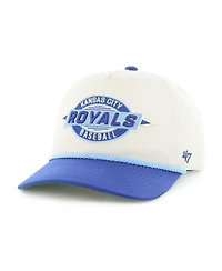 47 Brand Men's Natural Kansas City Royals Frame Out Hitch Adjustable Hat