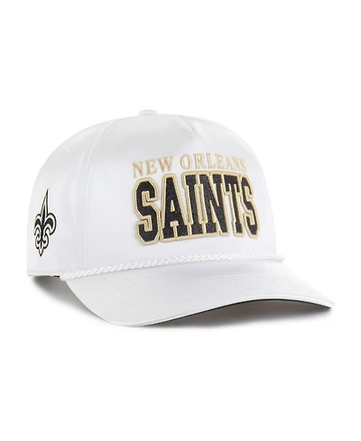 47 Brand Women's White New Orleans Saints Outspoken Hitch Adjustable Hat