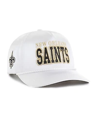 47 Brand Women's White New Orleans Saints Outspoken Hitch Adjustable Hat