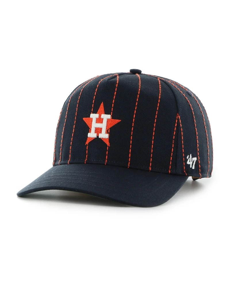 '47 Brand Men's x Rawlings Navy Houston Astros Pinstripe Hitch Adjustable Hat