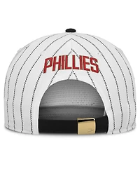Nike Men's White/Black Philadelphia Phillies Cooperstown Collection Pro Adjustable Hat