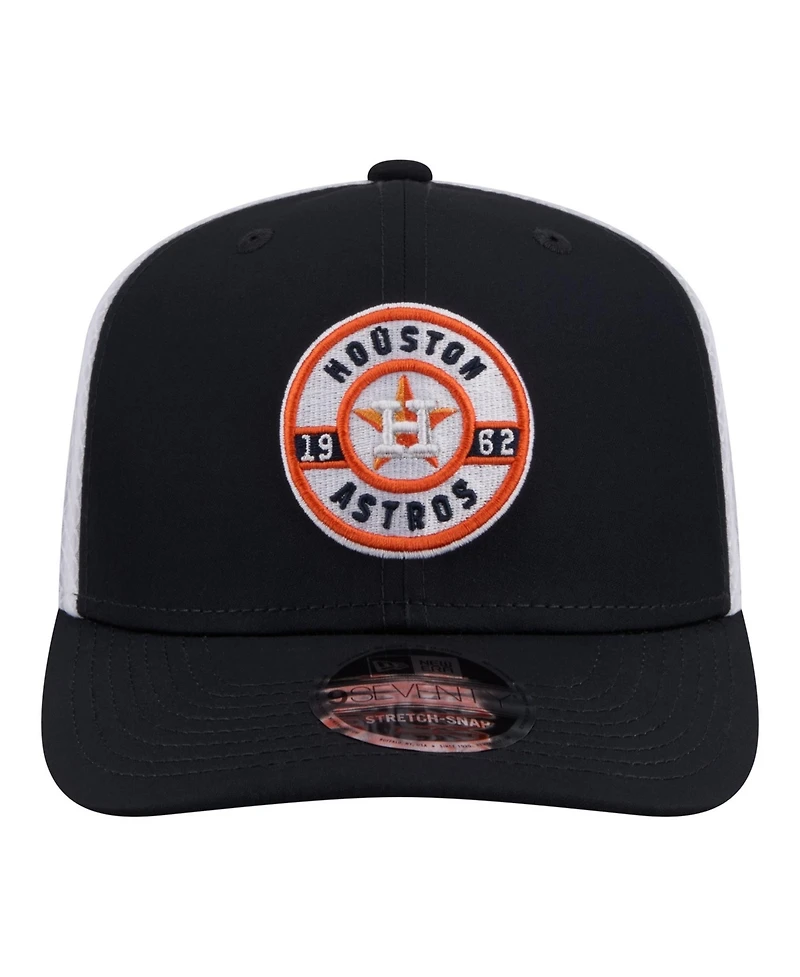 New Era Men's Navy Houston Astros Active 9SEVENTY Adjustable Trucker Hat