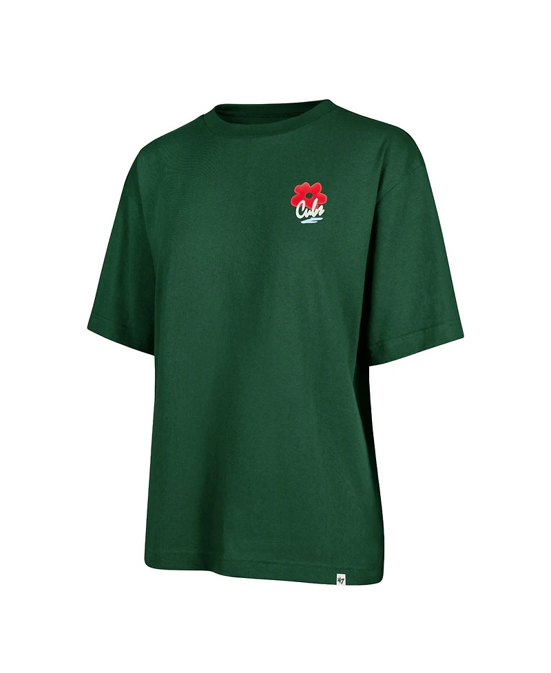 47 Brand Men's and Women's Dark Green Chicago Cubs Gallery Foundation T-Shirt
