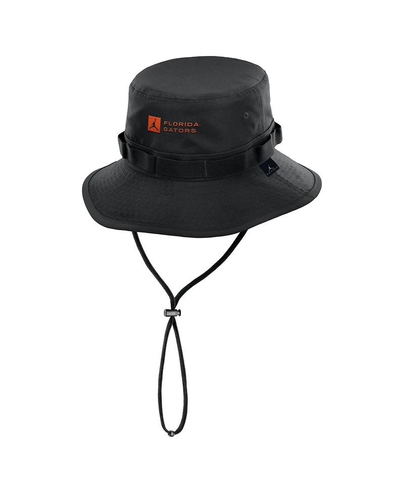 Jordan Men's Black Florida Gators 2026 Sideline Apex Boonie Bucket Hat