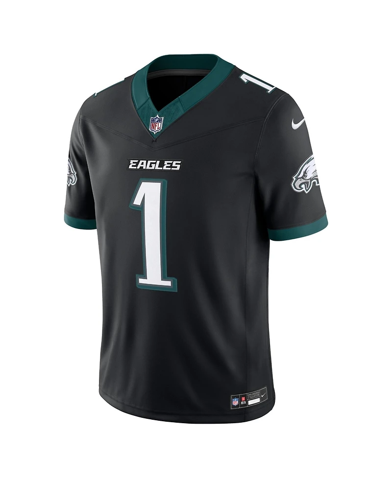 Nike Men's Jalen Hurts Black Philadelphia Eagles Alternate Vapor F.u.s.e. Stitched Limited Jersey