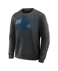 Fanatics Men's Black Dallas Cowboys Halftime Lead Relaxed Heavyweight French Terry Sweatshirt