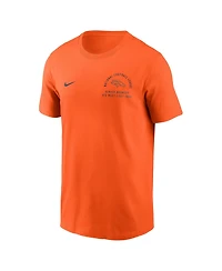 Nike Men's Orange Denver Broncos Split Logo T-Shirt