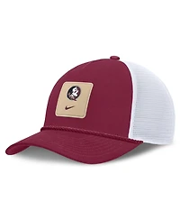 Nike Men's and Women's Garnet Florida State Seminoles 2026 On-Field Gameday Rope Trucker Adjustable Hat