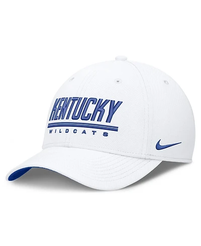Nike Men's White Kentucky Wildcats Game Day Rise Swooshflex Hat