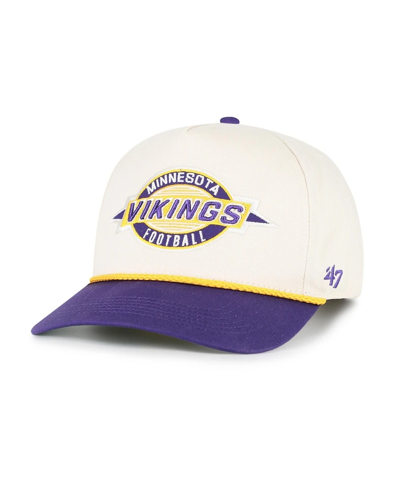 '47 Brand Big Boys and Girls Natural Minnesota Vikings Freemont Hitch Adjustable Hat