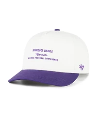 '47 Brand Men's White Minnesota Vikings Contemporary Two-Tone Hitch Adjustable Hat