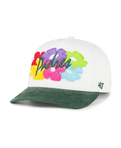 47 Brand Men's White/Green San Diego Padres Flora Gallery Hitch Adjustable Hat