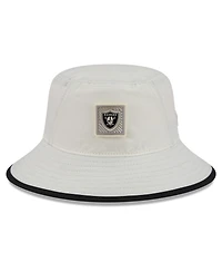 New Era Men's Cream Las Vegas Raiders 2026 Nfl Training Camp Sport Bucket Hat