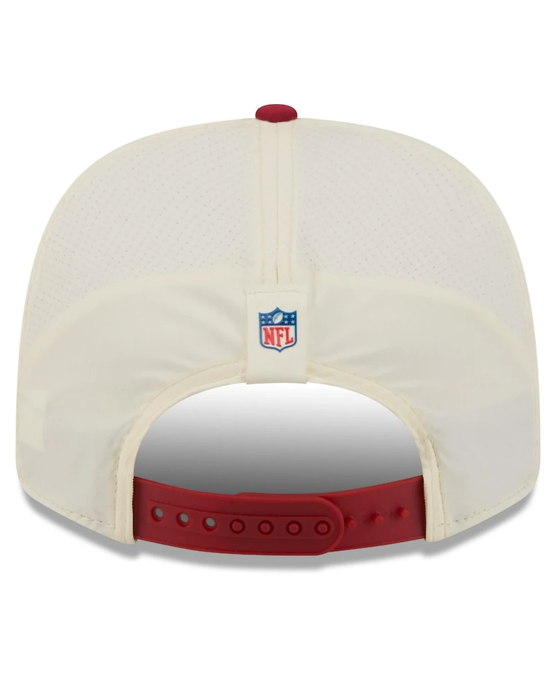 New Era Men's Cream/Cardinal Arizona Cardinals 2026 Nfl Training Camp 9SEVENTY Adjustable Hat