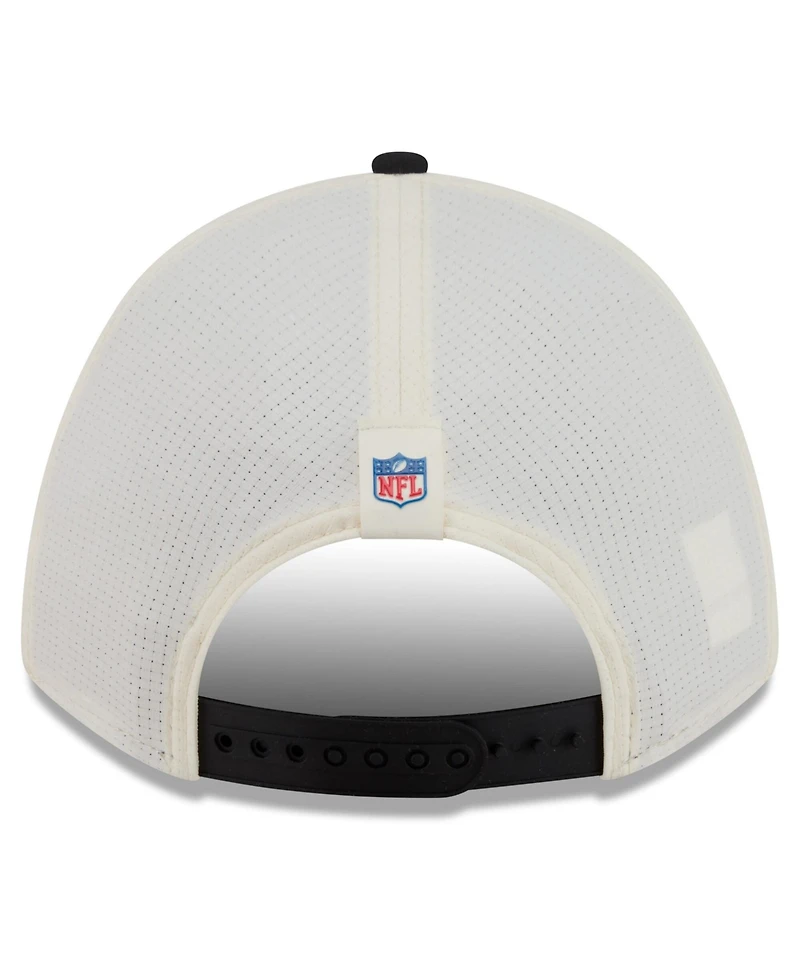 New Era Men's Cream/Black Cincinnati Bengals 2026 Nfl Training Camp 9FORTY Adjustable Hat