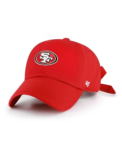 '47 Brand Women's Scarlet San Francisco 49ers Bow Back Clean Up Adjustable Hat