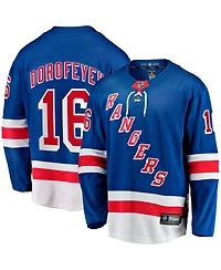 Fanatics Men's Pavel Dorofeyev Blue New York Rangers Home Breakaway Jersey