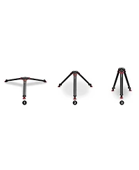 Sachtler Video 18 S2 Fluid Head with flowtech 100 3-Section Carbon Fiber Tripod, Mid-Level Spreader