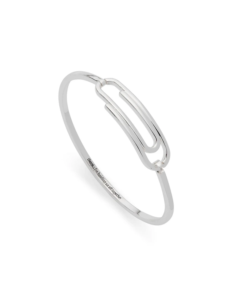 Alex and Ani Thanks For Holding Us All Together' Paperclip Tension Bangle