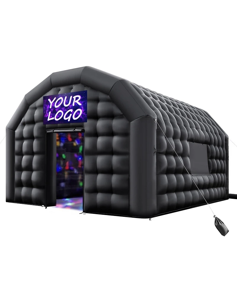 Hongge Inflatable Nightclub Party Tent with 680W Blower Windows and Sandbags