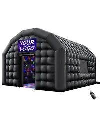 Hongge Inflatable Nightclub Party Tent with 680W Blower Windows and Sandbags