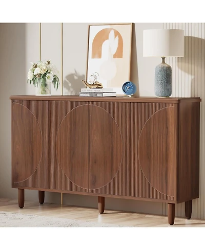 Tribesigns Buffet Cabinet with Storage Doors