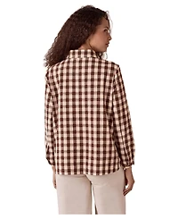 Celtic & Co. Women's Gingham Button Through Shirt