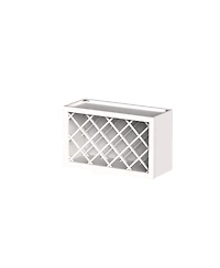 Boyel Living Wine Rack Wall Cabinet, Ready to Assemble Kitchen Cabinets Solid Wood Frame Wine Rack Storage Cabinet