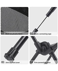 Piscifun Foldable Portable Camping Chair Outdoor Oxford Steel For Hiking Beach Fishing Picnic With Carry Bag