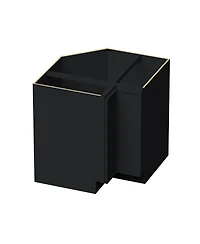 Boyel Living 33" Lazy Susan Base Cabinet, Ready to Assemble Kitchen Cabinet with Solid Wood Frame, Soft-Close Slides and Hinges