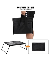 Piscifun Heavy Duty Steel Folding Campfire Grill Portable Outdoor Cooking Rack