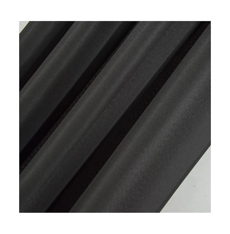 Olivia Gray Gilbert Solid Single Grommet Curtain Panel Pair