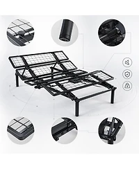 gaomon Electric Bed Frame with Remote, Adjustable Head and Foot, 1000 Lb Base, Twin