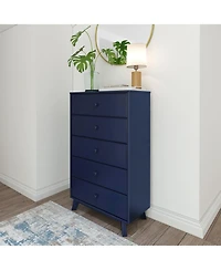 Plank+Beam Solid Wood Classic -Drawer Dresser, Storage Dresser for Bedroom