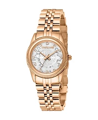 Roberto Cavalli Women Mini Quartz Ip Stainless Steel Bracelet Watch