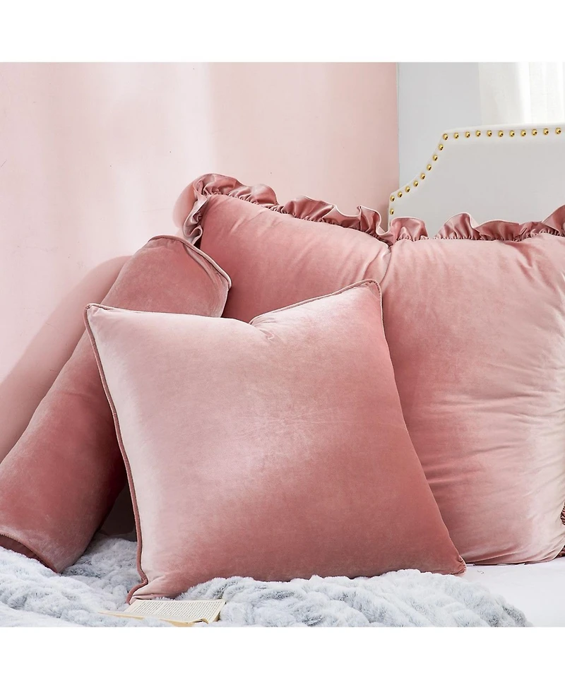 DormCo Rainha Velvet Euro Pillow