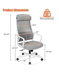 Gouun High Back Mesh Office Chair with Adjustable Heating Headrest and Lumbar Support