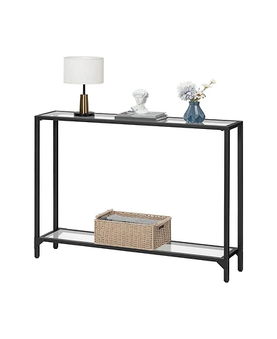 Slickblue 39.4-Inch Entryway Console Table with Durable Metal Frame