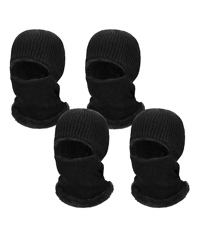 Piscifun 4 Pack Winter Balaclava Face Mask Knitted Fleece Thermal Cold Weather Outdoor Gear
