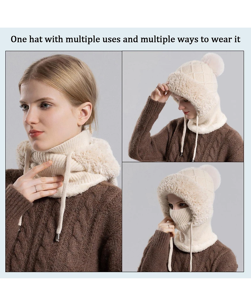 Piscifun Balaclava Ski Hat Windproof Face Cover Warm Outdoor Winter Gear