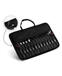 Piscifun 13 Piece Stainless Steel Cutlery Set With Travel Case For Camping Hiking Picnics