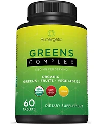 Sunergetic Superfood Tablets with Fruits, Vegetables and Herbs, 60 Count