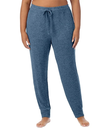 Cuddl Duds Plus SoftKnit Jogger Sweater-Knit Drawcord Waistband Pants